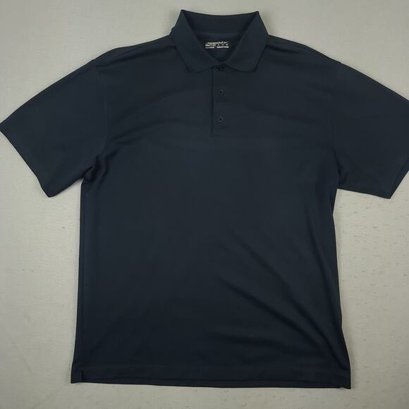 Nike Golf Dri Fit Polo Shirt Mens XL Blue Polyester Athletic Casual - Picture 1 of 12
